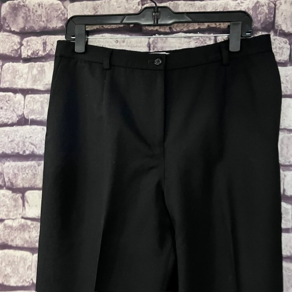 Pendleton Black Fully Lined Dress Pants Size 12 - image 2